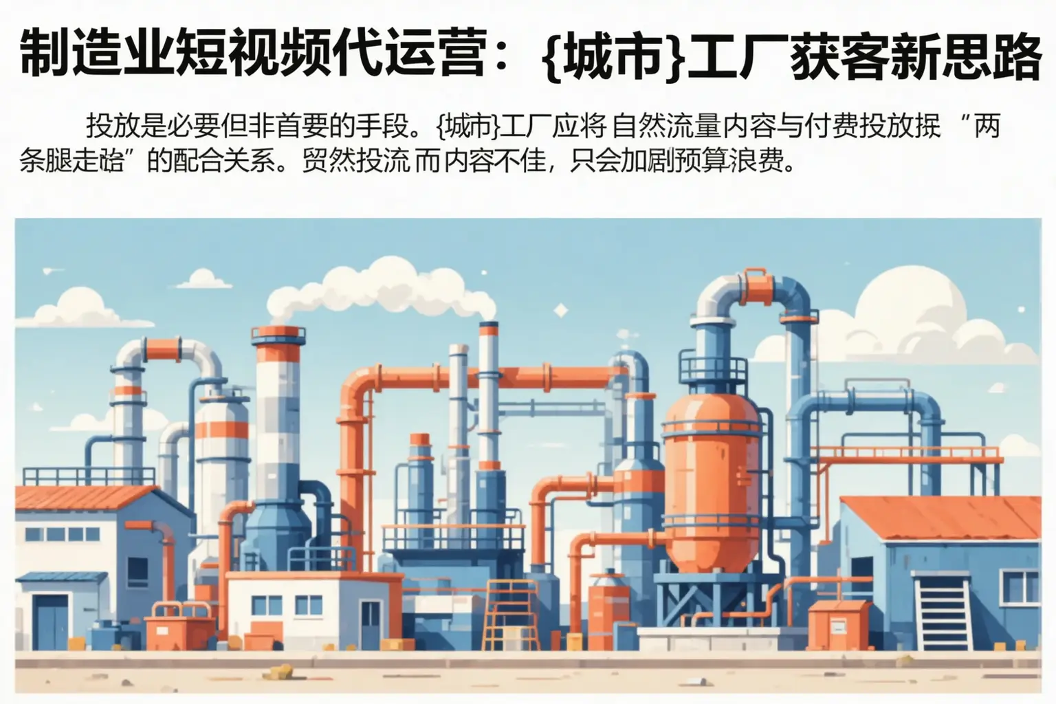 制造业短视频代运营:西宁工厂获客新思路