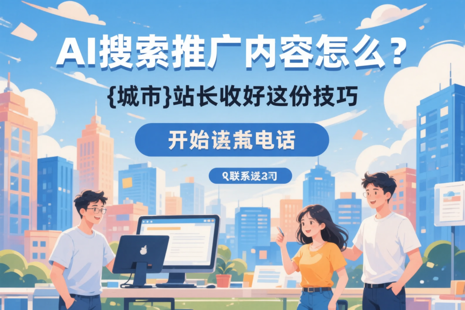 AI搜索推广内容怎么写?西宁站长收好这份技巧