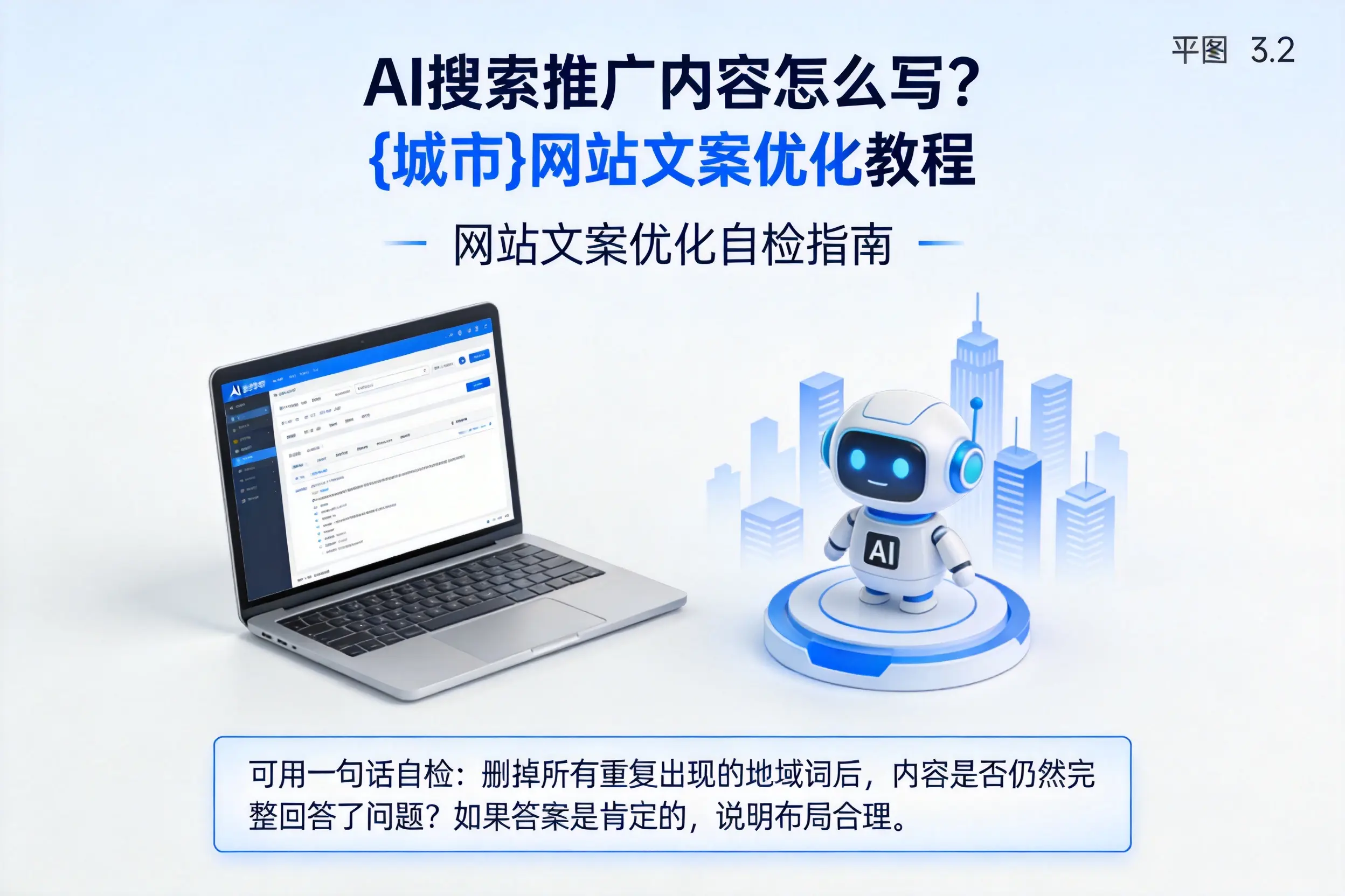 AI搜索推广内容怎么写?西宁网站文案优化教程