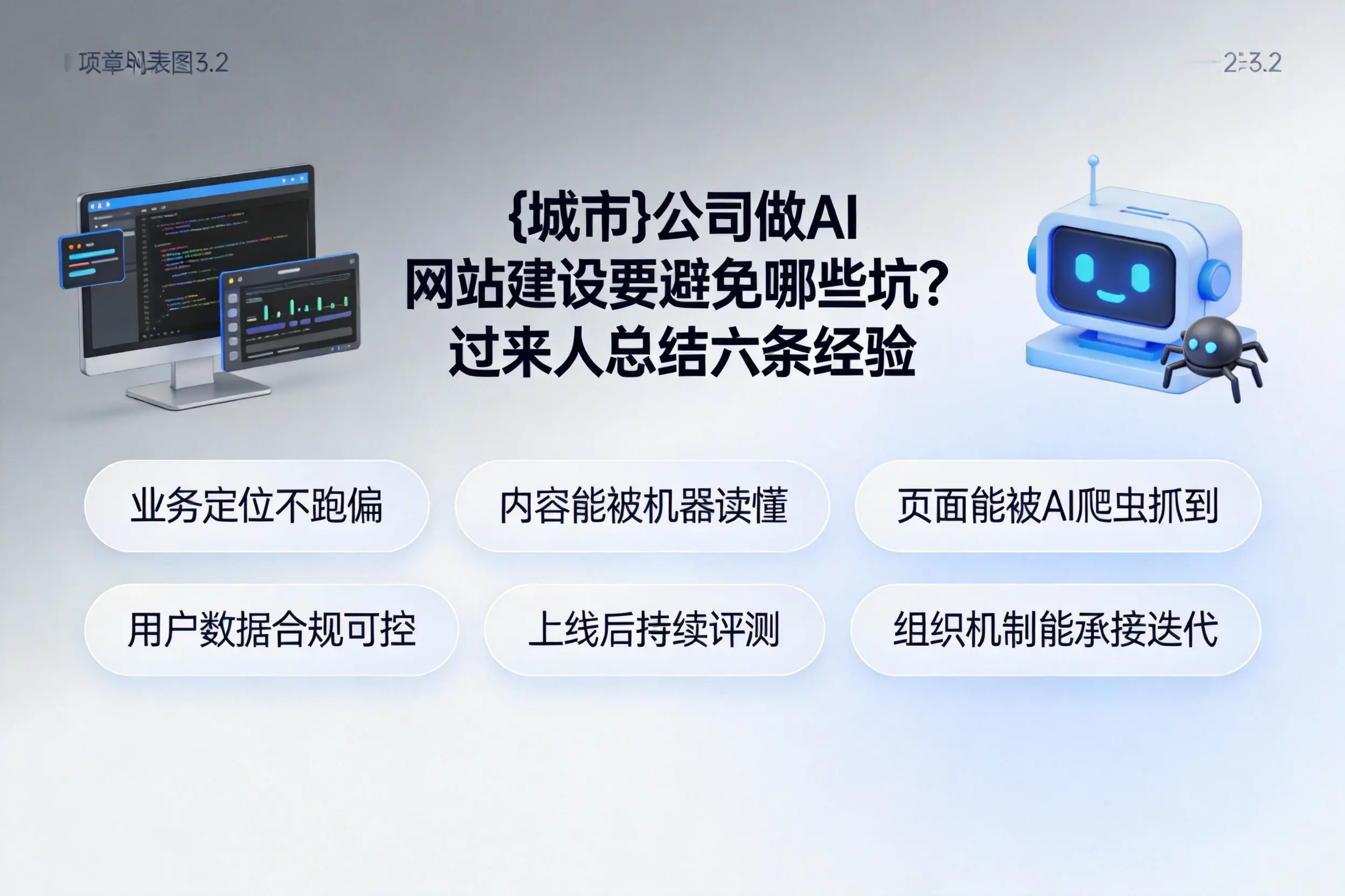 西宁公司做AI网站建设要避免哪些坑?过来人总结六条经验