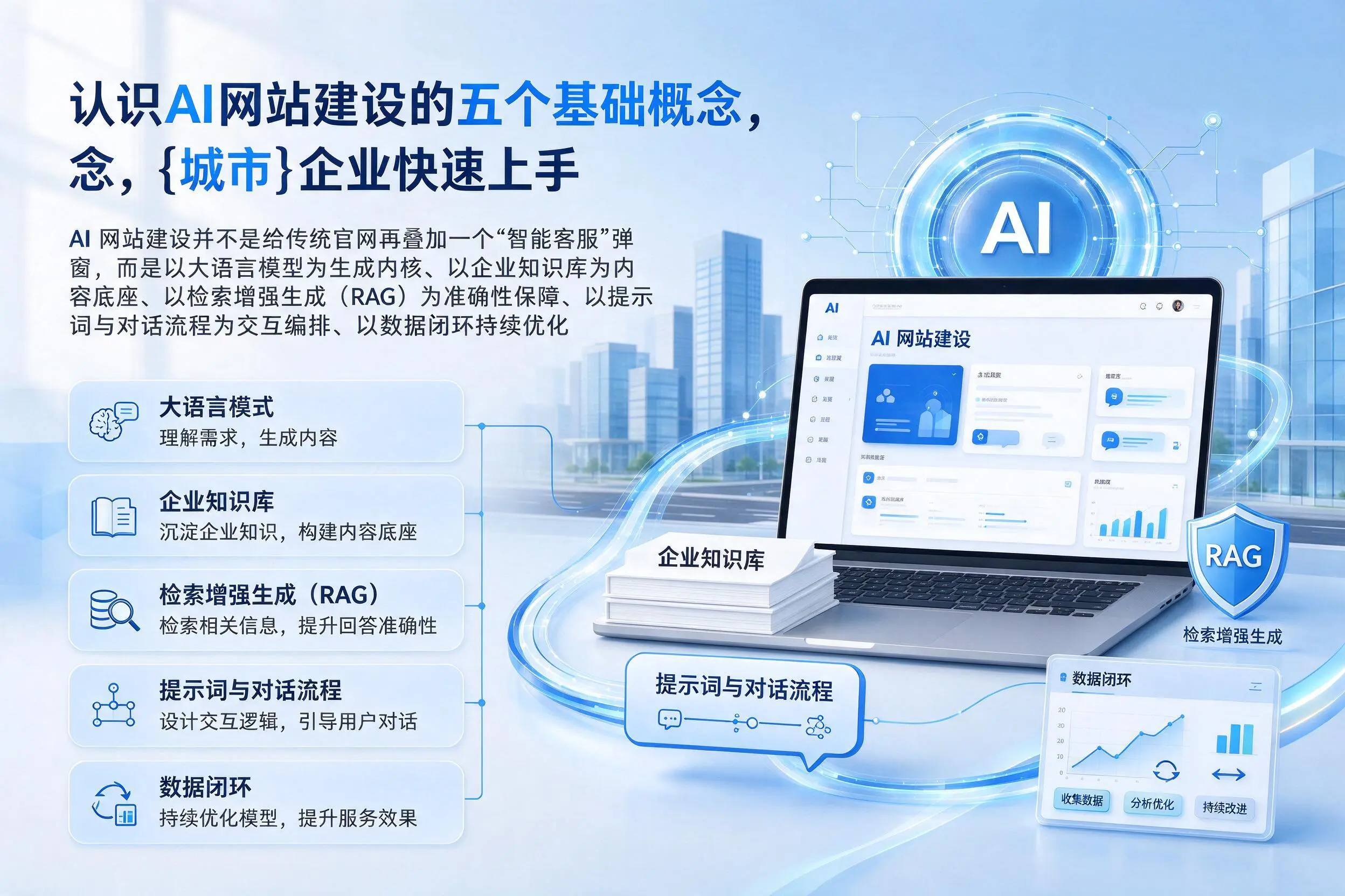 认识AI网站建设的五个基础概念，西宁企业快速上手